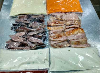 sistema para el servicio de almuerzo o cena en el comedor